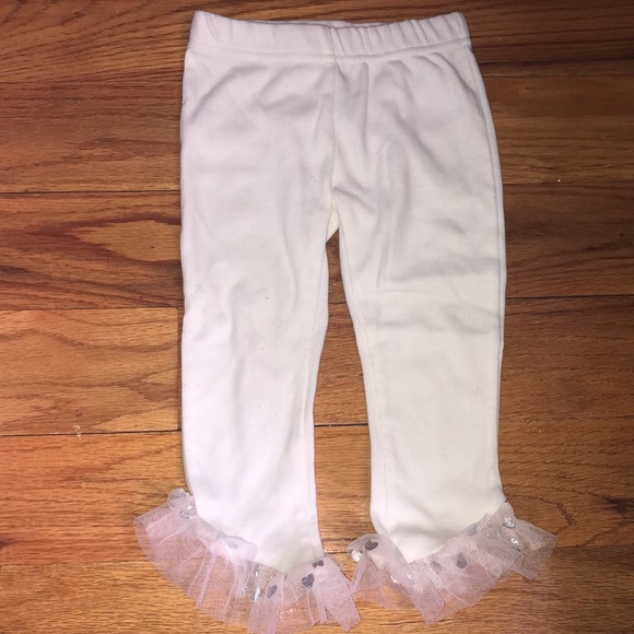 Little Lass UNICORN peplum hearts ur Shirt pants Pink  Girls 2pc Pant Set 24M - Picture 10 of 13